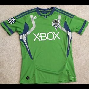 Seattle Sounders Adidas MLS Youth L Jersey